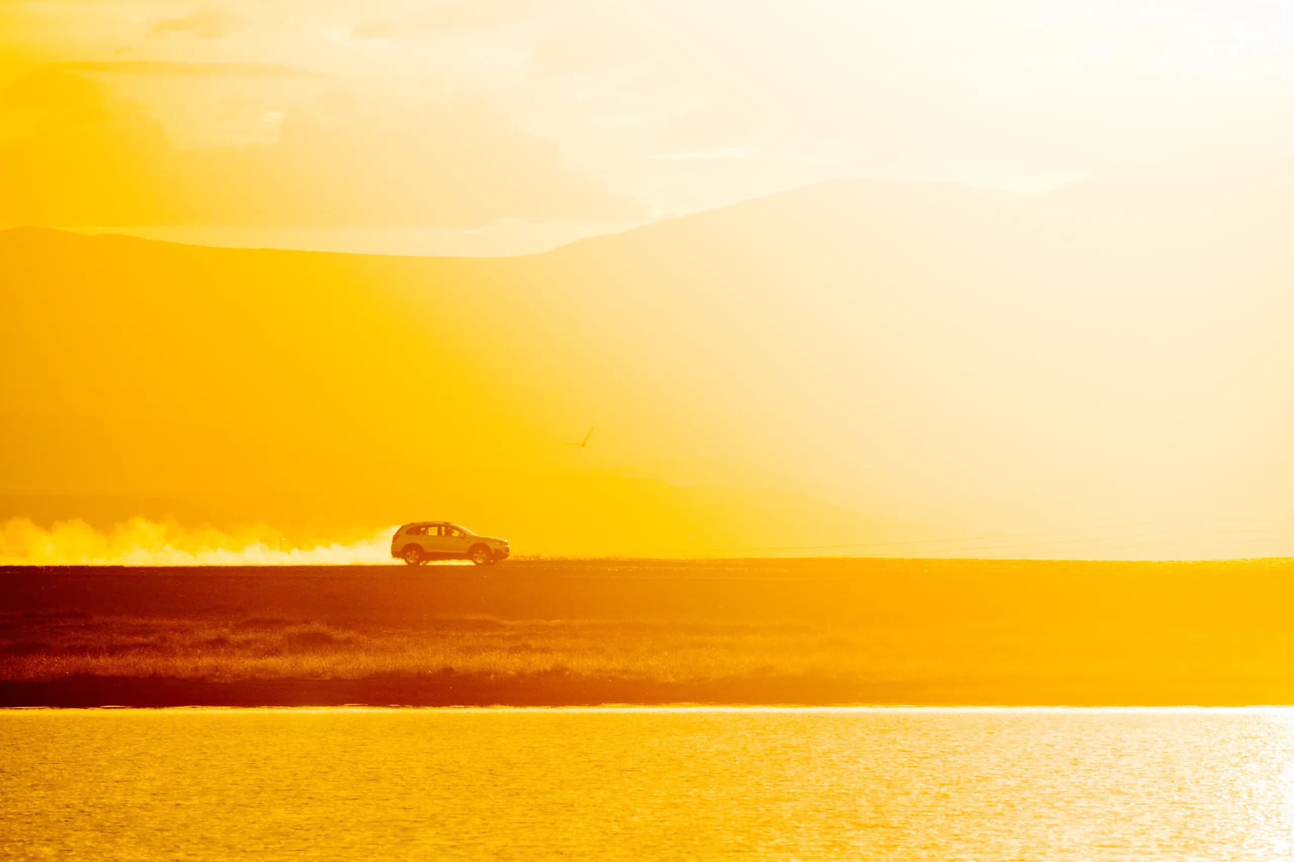 vehicle-sunset